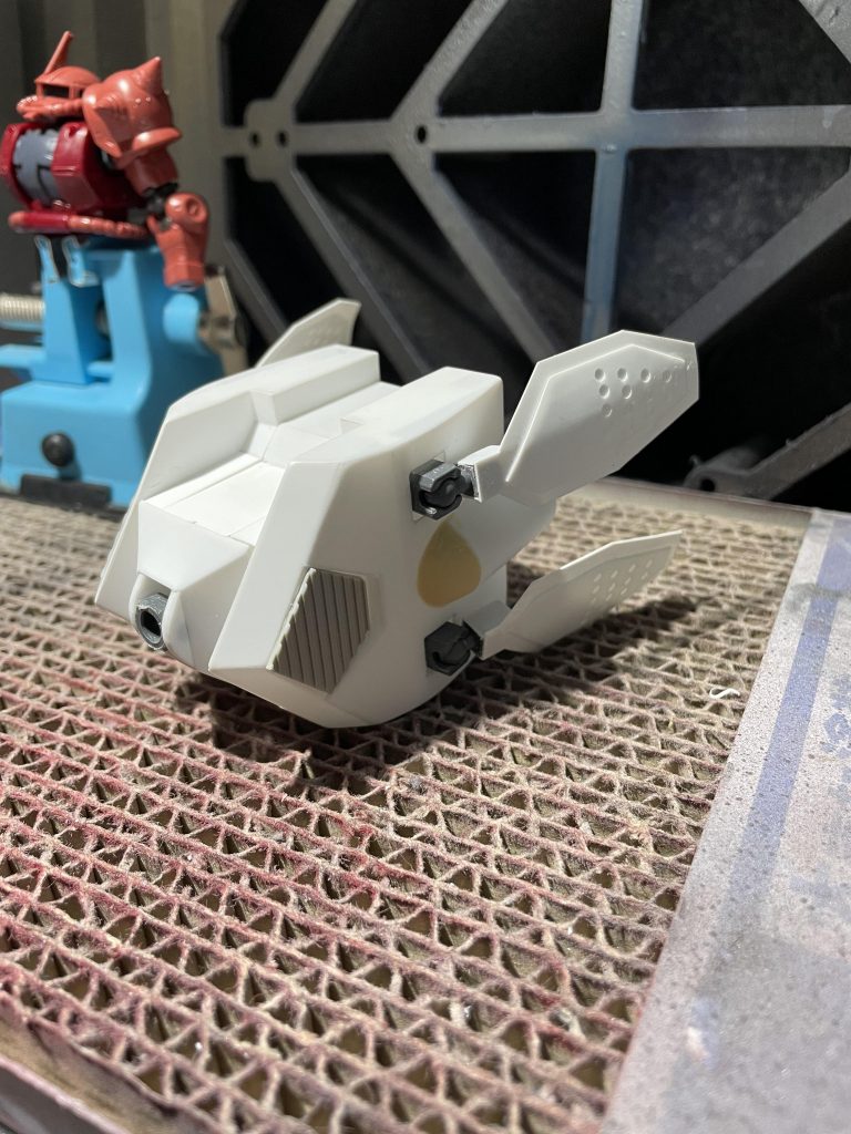 ブースターユニットはバランスの関係上、作り直して何とか纏まりました。