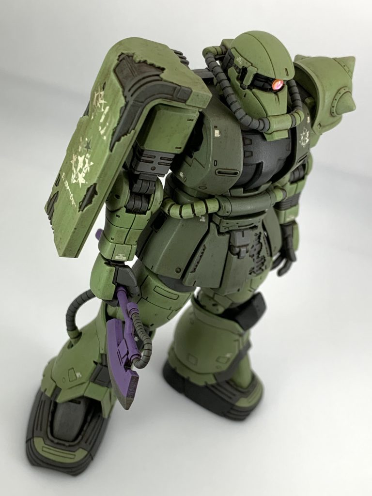 塗り分けてウォッシングすると、情報量が一気に増えた気がします。