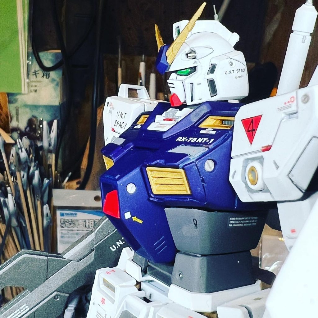 塗装ハゲが怖くてチョバムアーマーはまだ箱の中です…いつか作りたいと思います。ご覧頂きありがとうございました‼︎