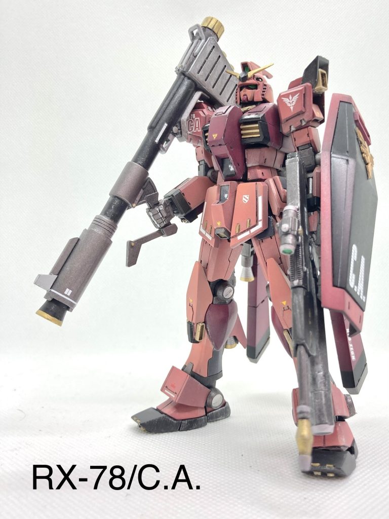 宇宙用ユニット装着時の前景。