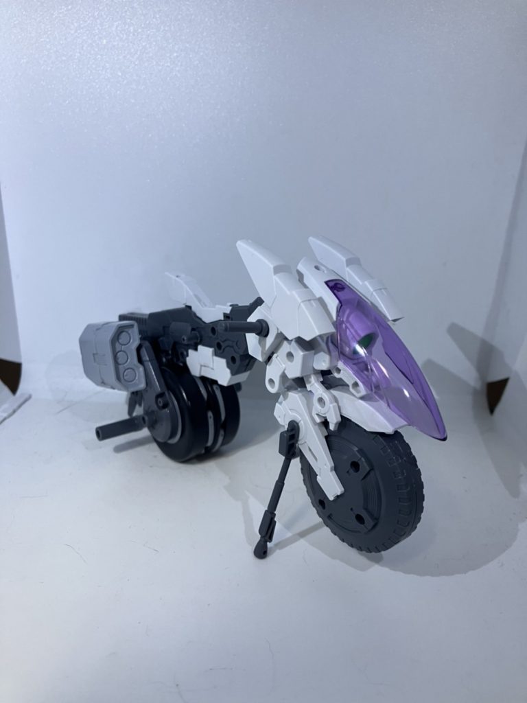 オリジナルバイクに乗せると