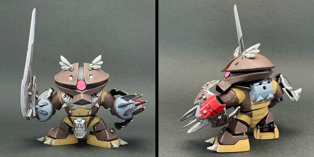 ●サンダーボルトアッガイ機動型A 風『ゴッグシールド』は、以前の湖主より受け継いだ兜盾だ!