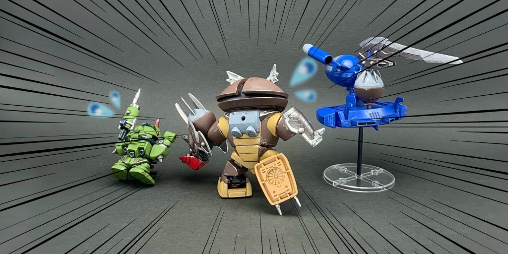 ◎相手は捨てゼリフを残し、一目散に逃げていった。こちらもアニキの左目を治療すべく、すぐに領内へ引き返した。※◎『戦士アームドボール英雄譚』より抜粋最後までご覧いただき、ありがとうございました!https://gumpla.jp/sd/1122612