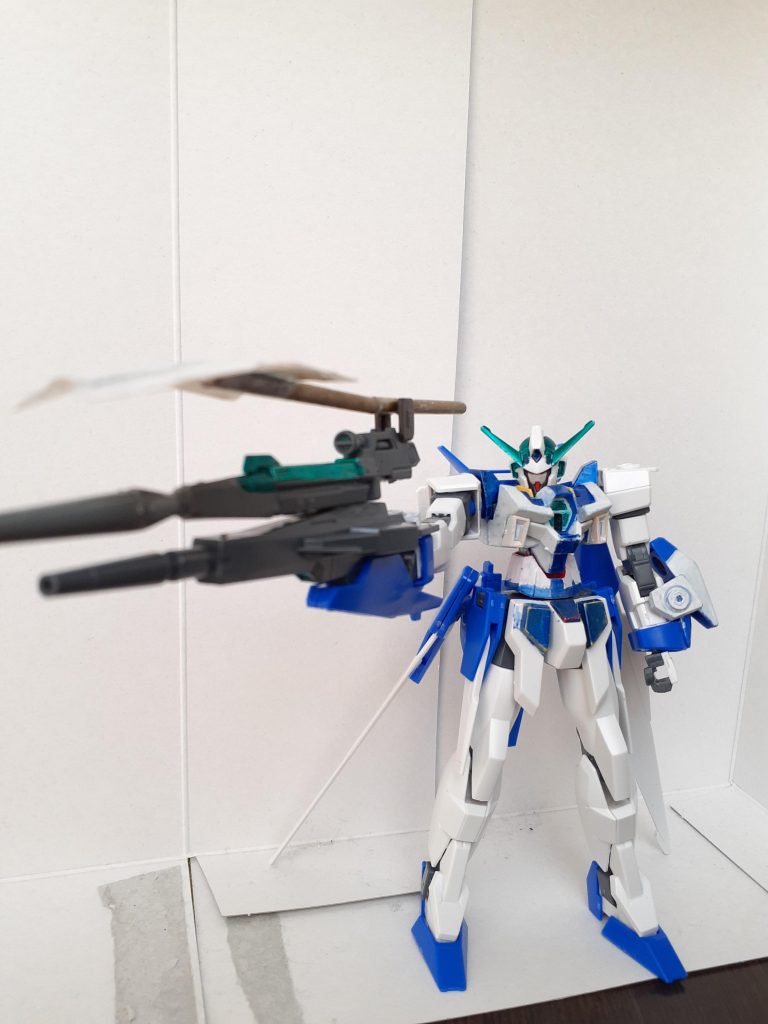 ライフルには、お払い棒を取り付けれます。