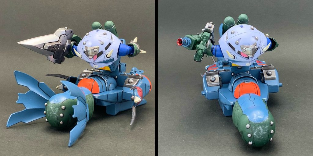 ●第1・第2兵装モード右:第1兵装マルチミサイルパス左:第2兵装ロケット弾ポッドR-1あくまで、イメージだよ!