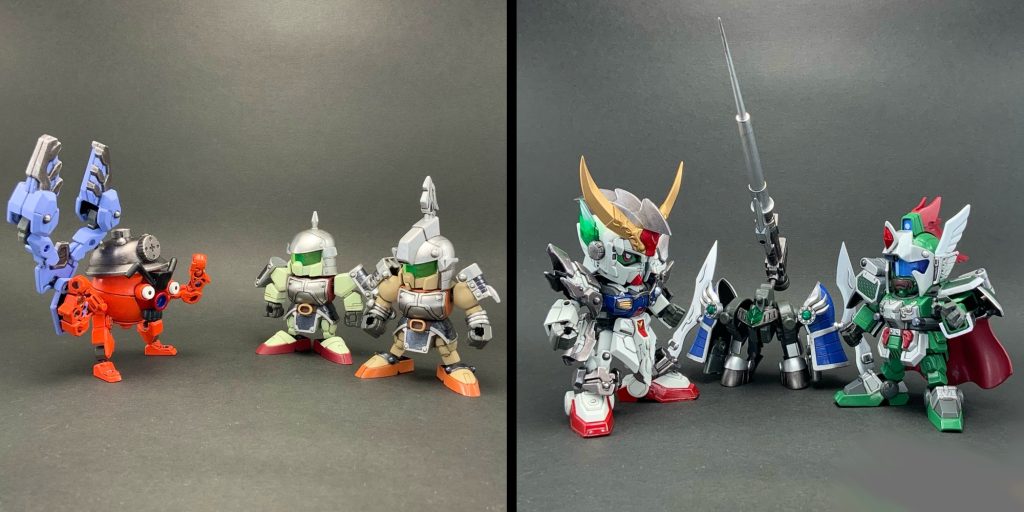 ◎前回の湖戦の功績で、ダイタイチョー(戦士アームドボール)はコジマ村を守る第7部隊に水中戦闘訓練を行う教官に任命された。俺(戦士ガンダム)は領主より『重装の箱』とかいう宝具を授かった。