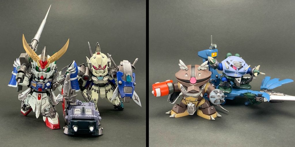 ◎今回は隊長のイージーエイトも作戦に加わる。お手並み拝見ってヤツだ。湖に着くとヌシのアッガイが待ち受けていた。前回は居なかった仲間を連れてやがる。