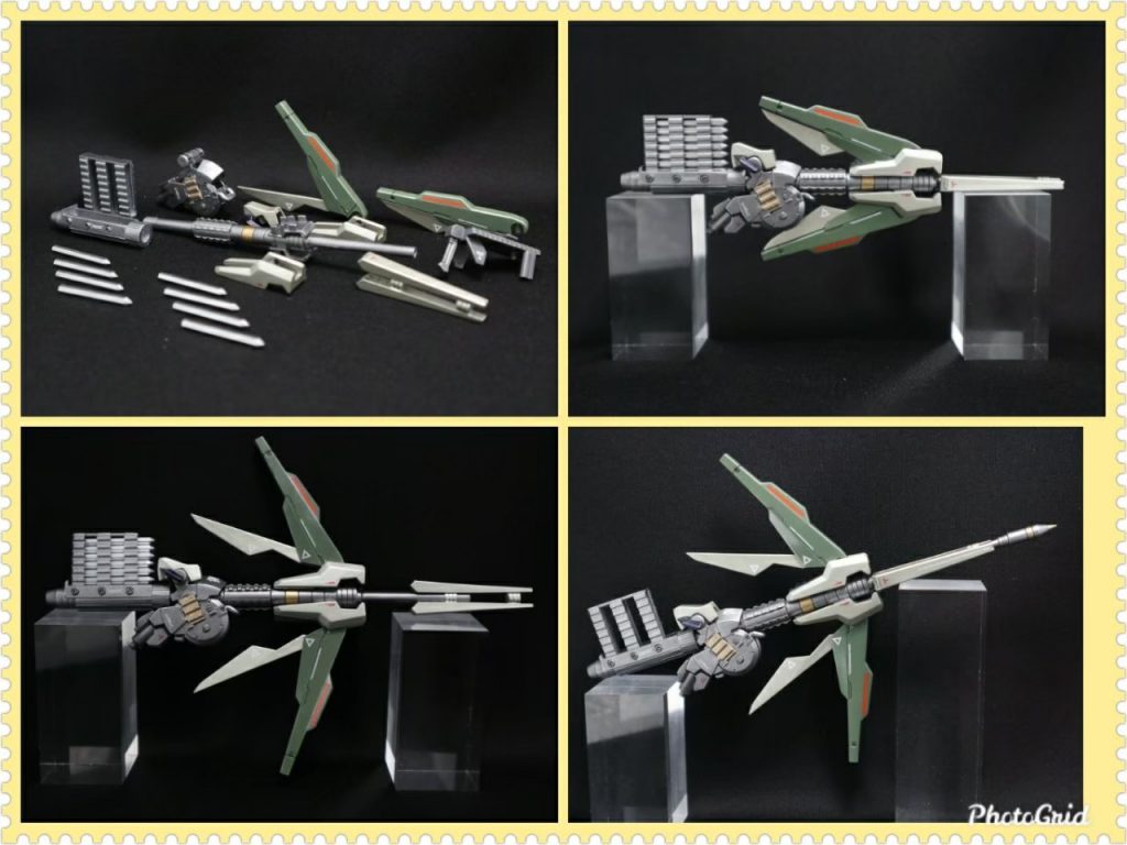 ミストルテインの分解状態から収納形態、射出形態、それぞれのショット!