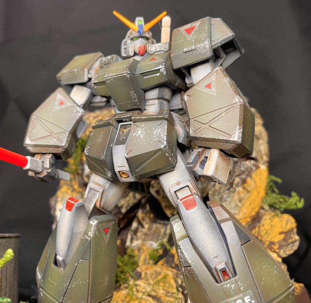 チョバム.アーマーも汚し入れました。