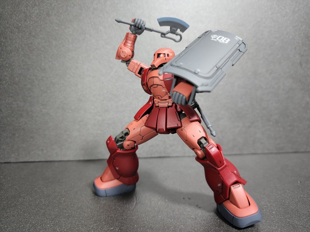 HGザクI（シャア・アズナブル機）–3枚目/制作者：エヴィン