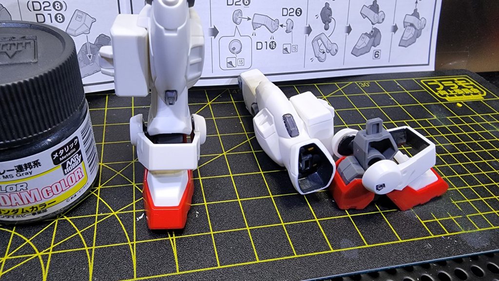 アーマーの裏は毎回塗るのがこだわりです。