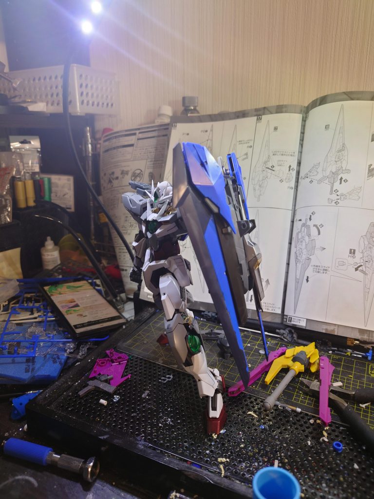 取り付けチェック中です。 今回は久々に設定を考えてから作成していましたので割とすんなり組めた気がします。最後までお付き合い頂きありがとうございましたー!