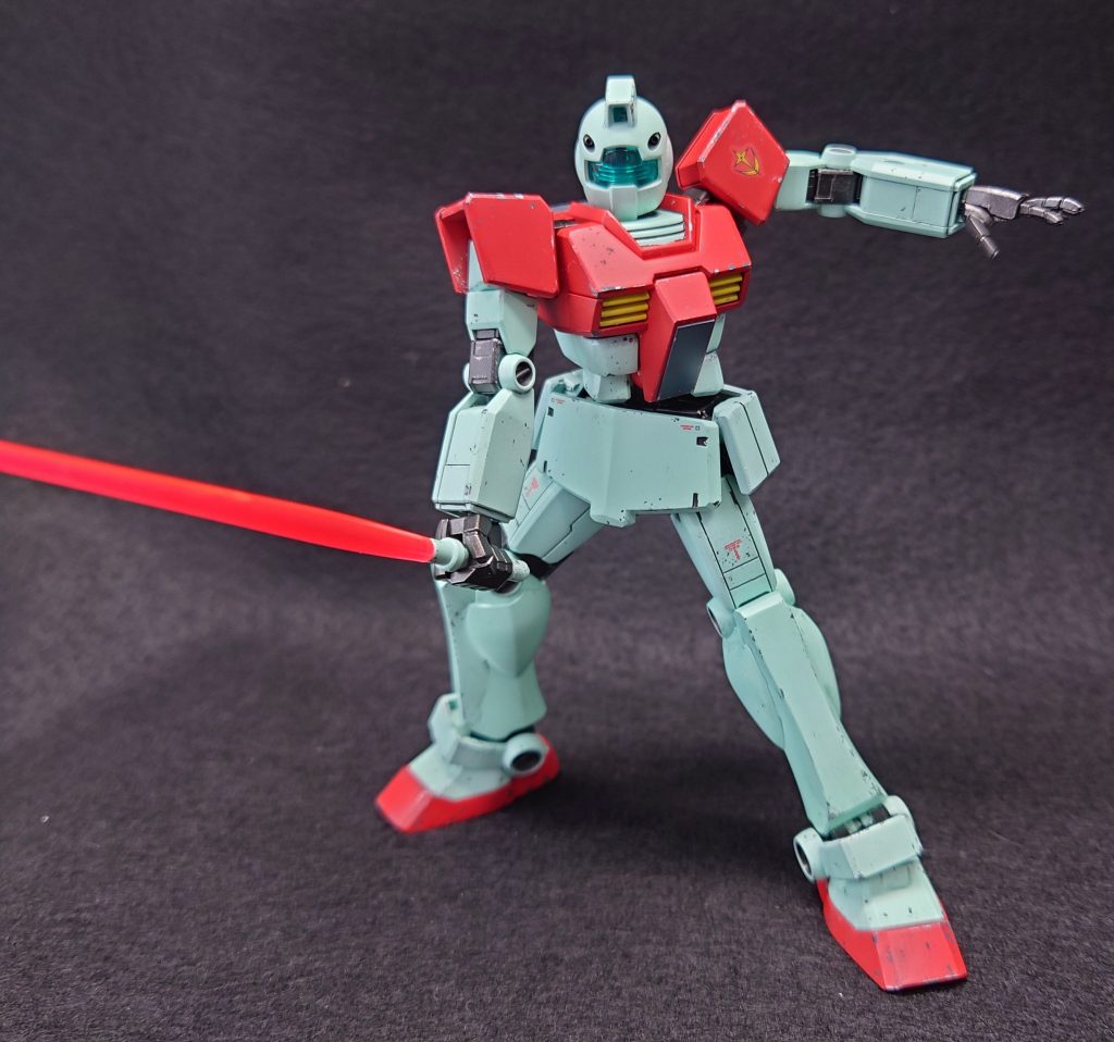 EGの可動のおかげでかなりポーズが決まりますね。