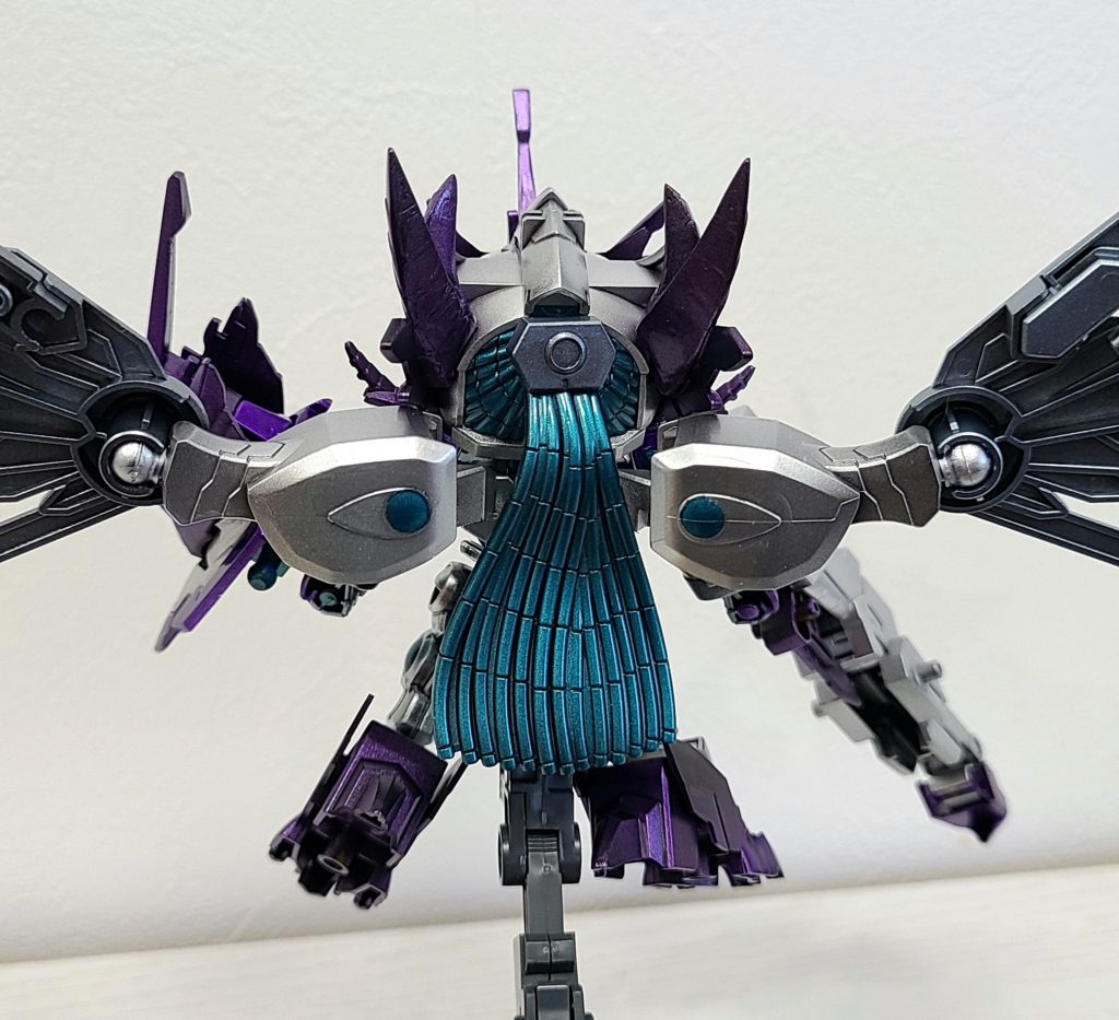 パーティテングライン消し忘れた…この髪のデザインがこのキットを選んだ決め手でした