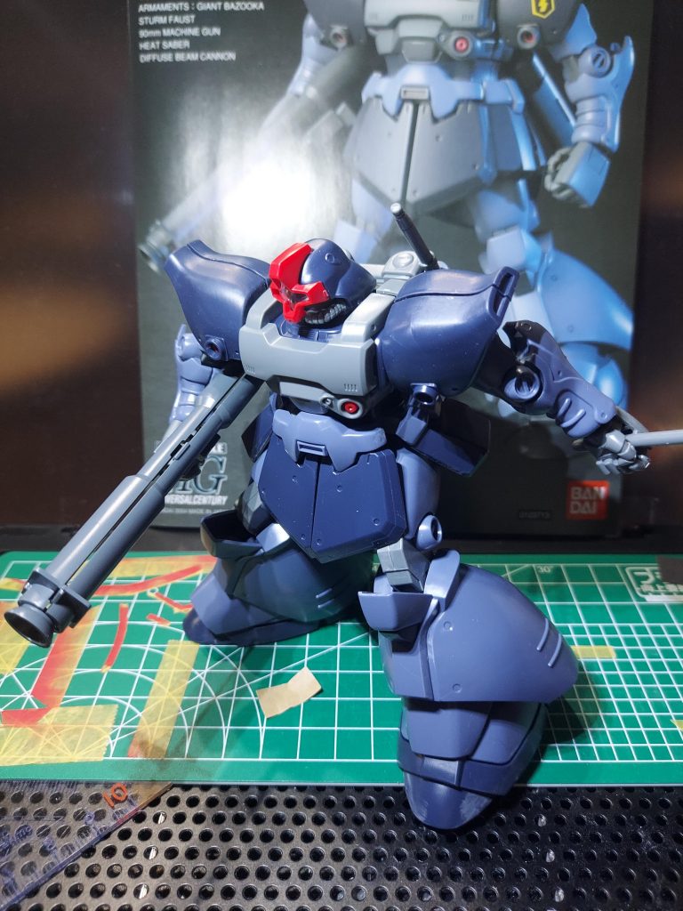 仮組でも、色分け素晴らしい