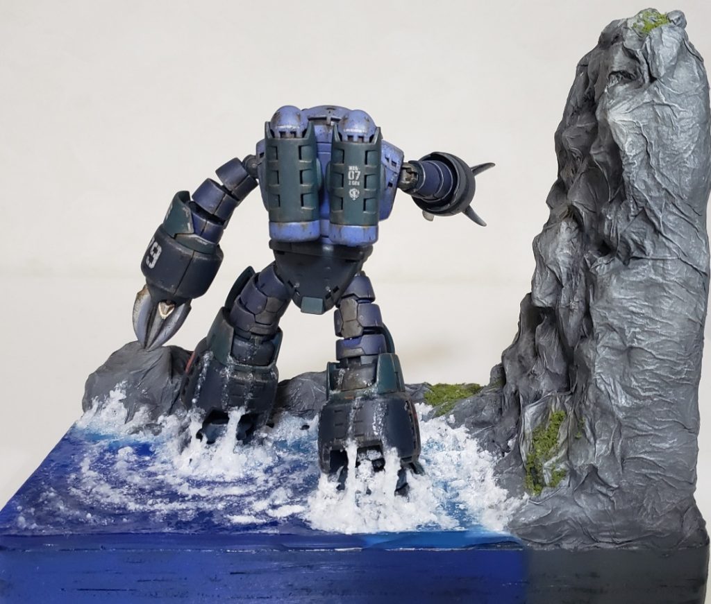RG MSM-07 ズゴック ジオラマ｜ねこロンビアさんのガンプラ作品