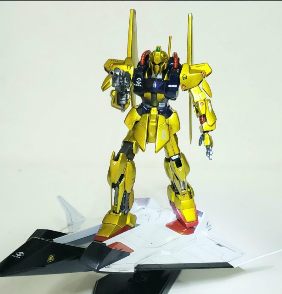 ドダイ改に乗せるのを見越して足にネオジム磁石を仕込んでおいたのでフライングアーマーへも安定して乗れます^^