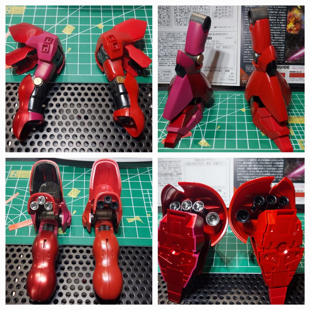 シャアレッドと、ロイヤルメタレッドです