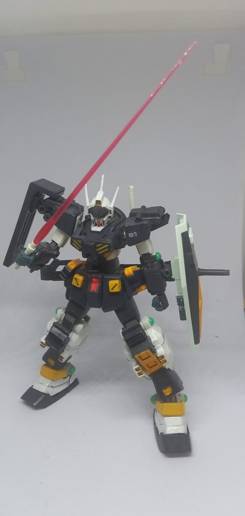 ビームサーベル装備の図