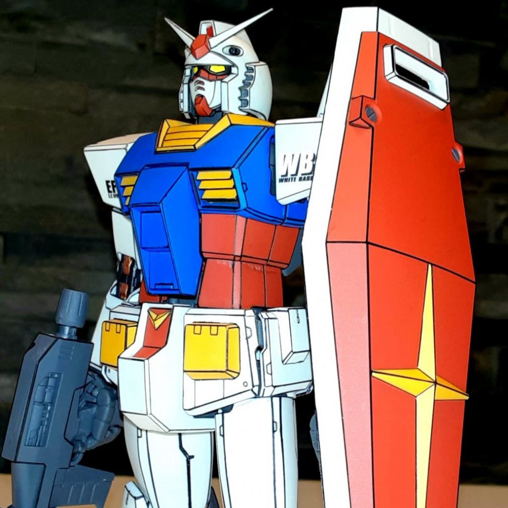 MGガンダムver.2.0 アニメ塗り｜Gundamdamdamさんのガンプラ作品