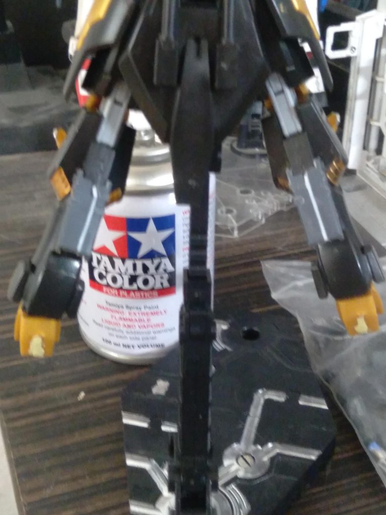 Added some thrusters on the back of the legs. Then added some covers for them