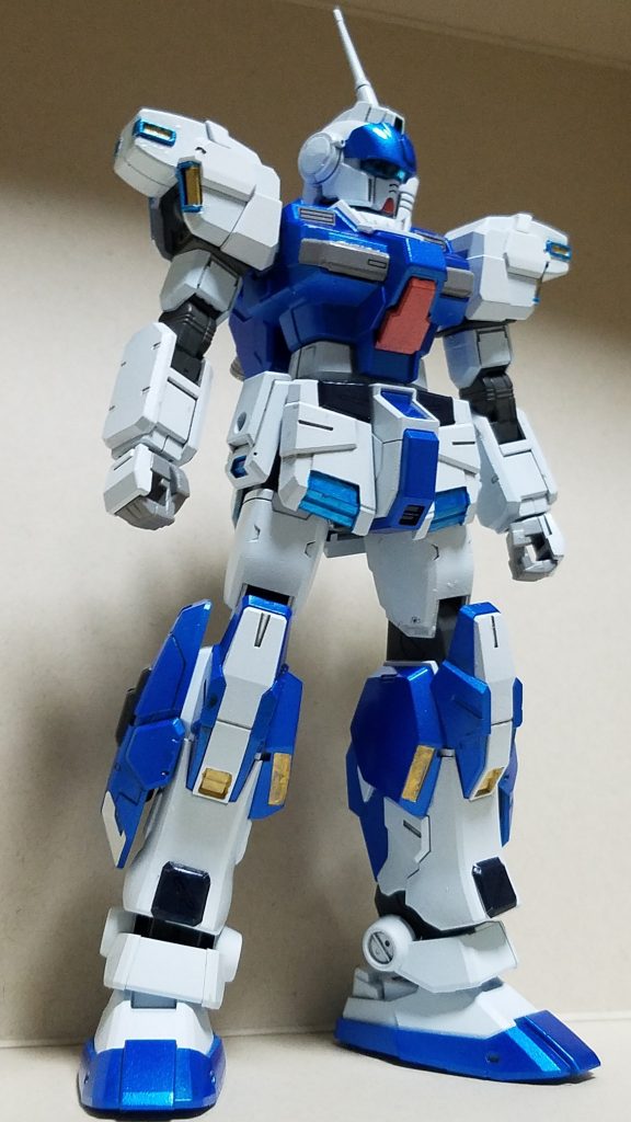 塗装直後このあと差し色でゴールドを入れました。