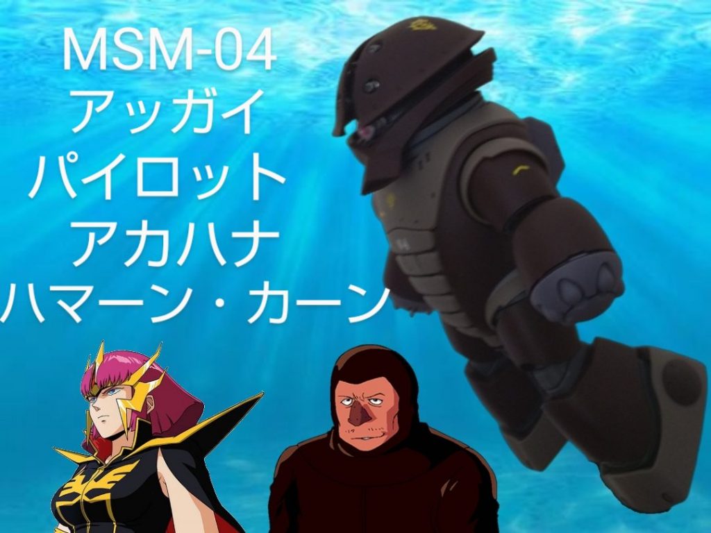 :最後にアカハナとハマーンと撮影だ。見てくれてありがとう。