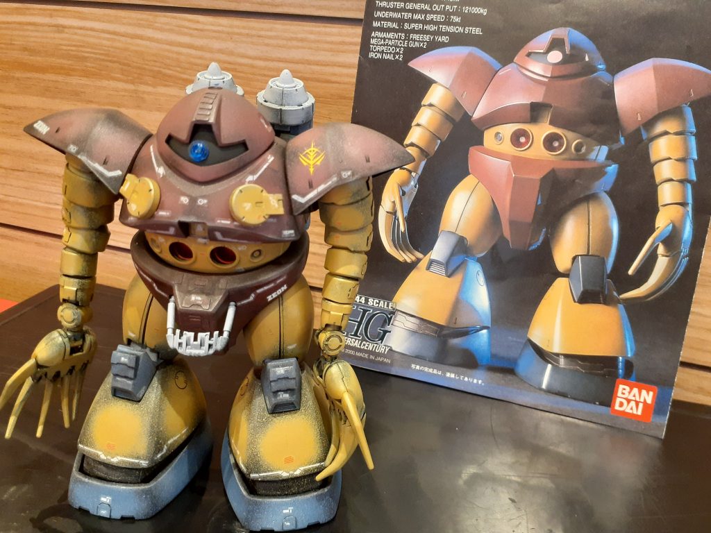 初めてウェザリングマスターでお化粧…立体感を出してみました。