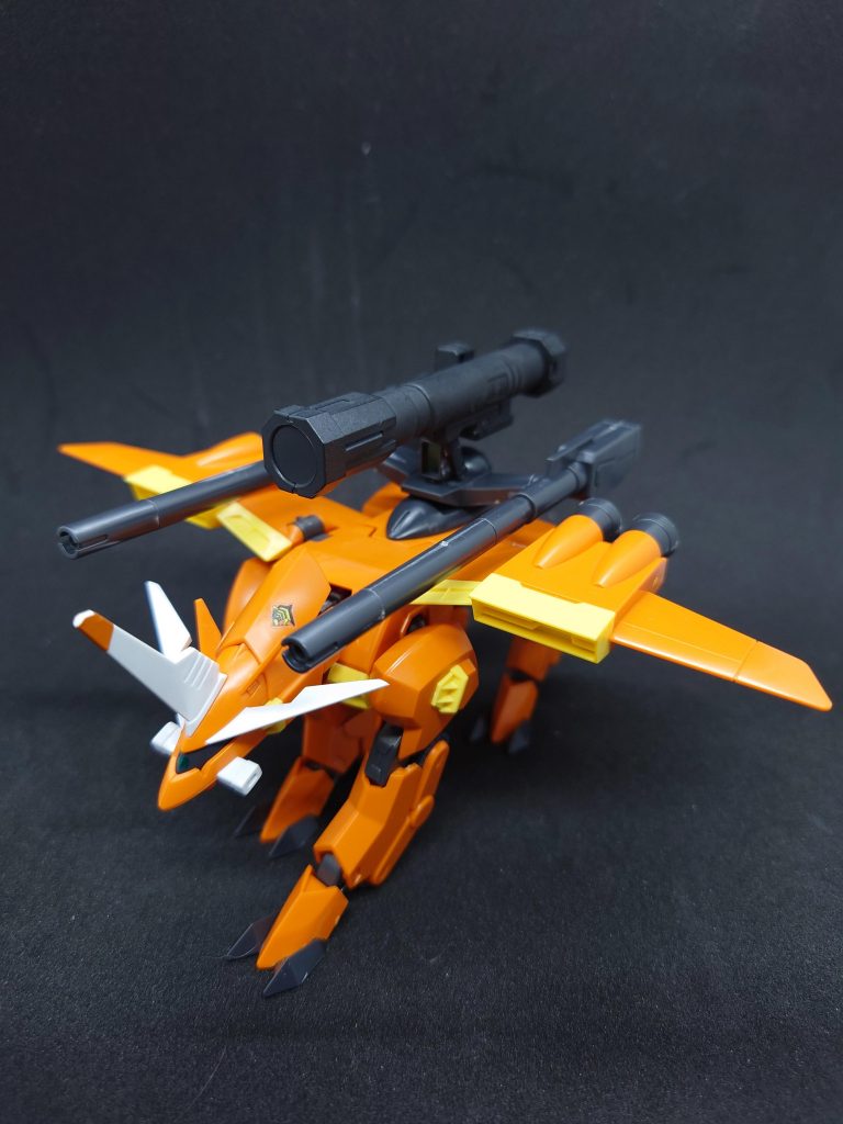 過去に作ったリーオーのドーバーガンが余っていたのでラゴゥに武装追加してみました！これで遠距離戦が更に強化されました！