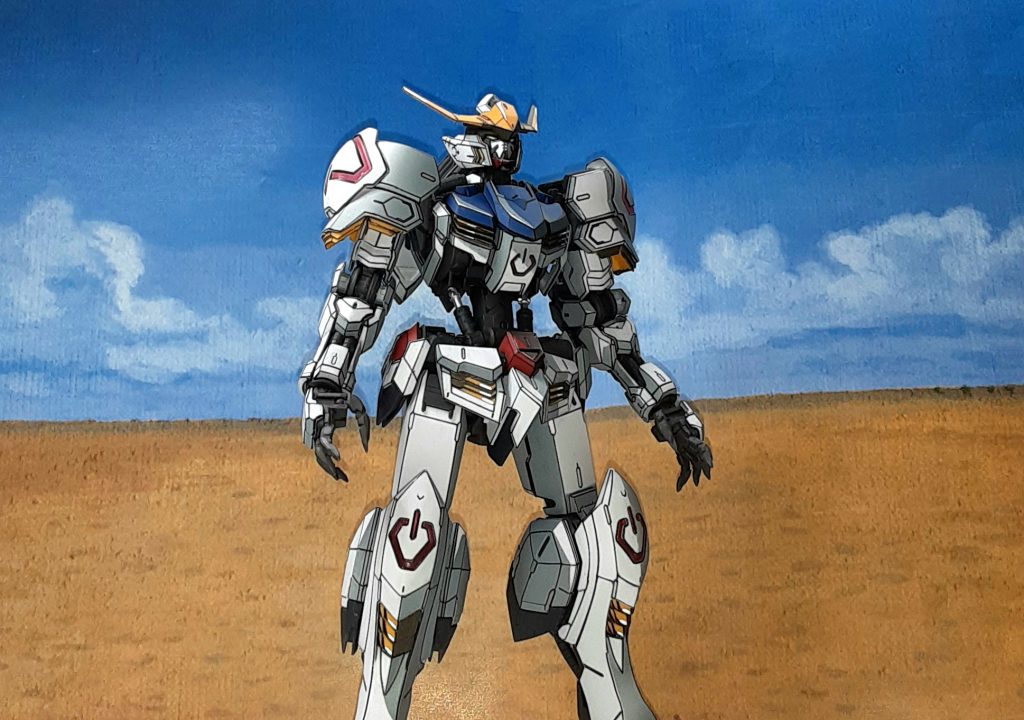 荒野に佇ませました。MGエッジ書き応えありましたし、HGよりも、アニメ度が増すなぁと思いました。次回作もMGをつくろーかなぁ???