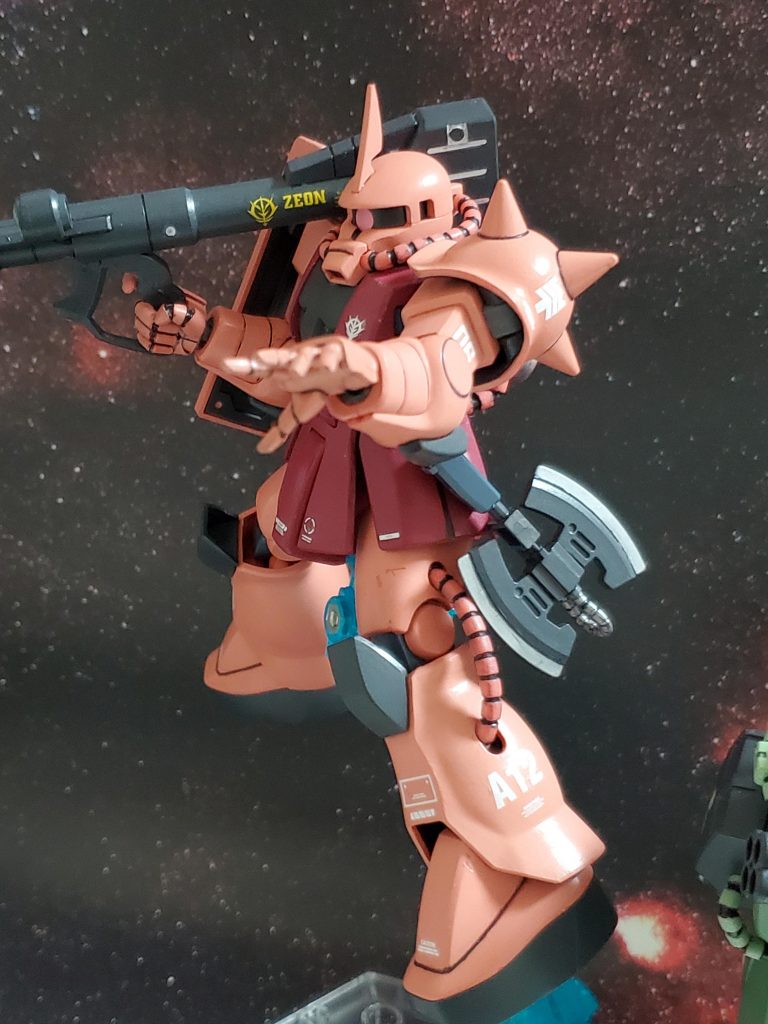 ザクII 旧HGUC(シャア・アズナブル機)–7枚目/制作者:mototti (モトッチ)