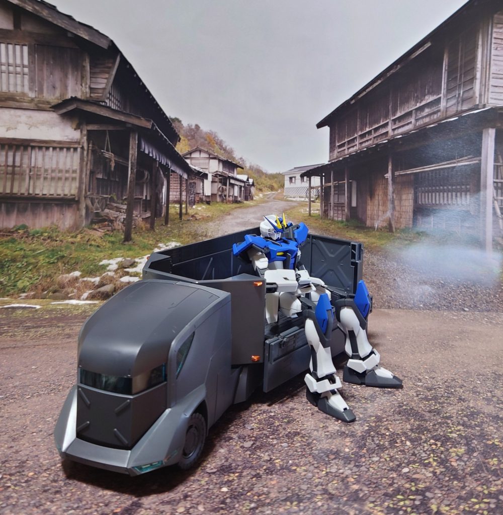 移動途中での休息。