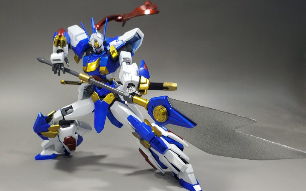 武装、青龍偃月刀みたいな槍があればと自作しました。