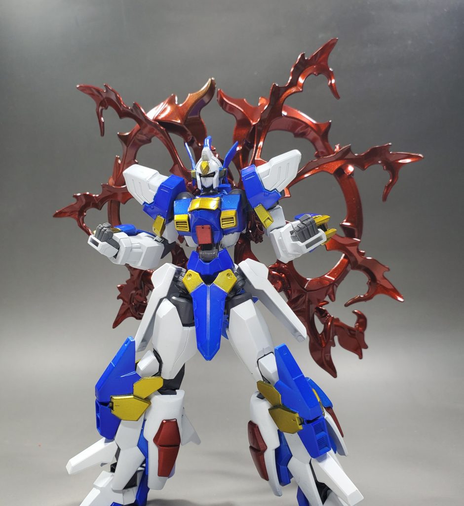 最大出力形態。カミキバーニングのエフェクトを使用しました。