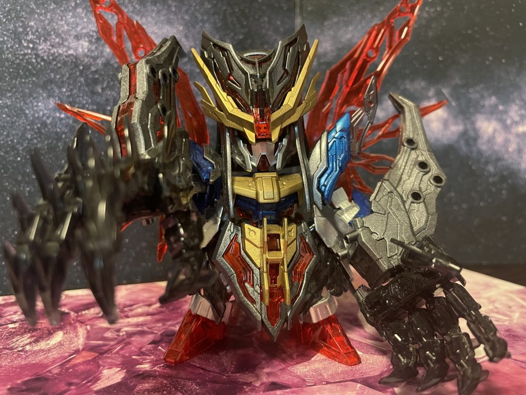 司馬懿魔神両腕。一度はやりたい両腕激アツ装備です。