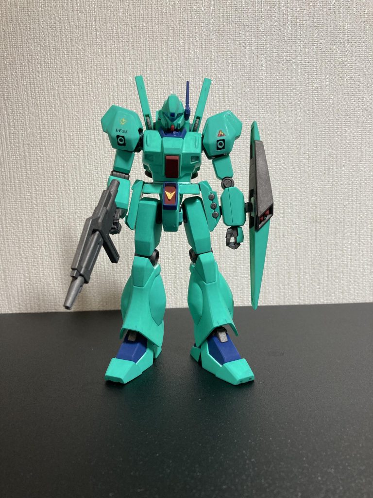 hgジェガン（筆塗り塗装）–2枚目/制作者：@nonbirigan