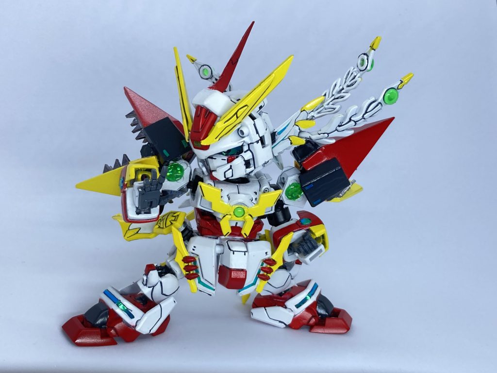 格闘特化機体なので構えとか