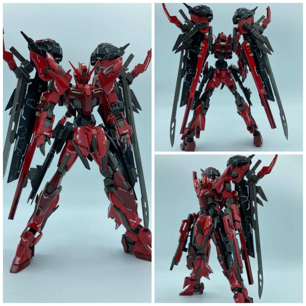 これが本体ガンダムブラッドシュベリトMK-Ⅱです!前機体の参考にした機体はテスタメントでしたがこちらはストライクノワールになっています!