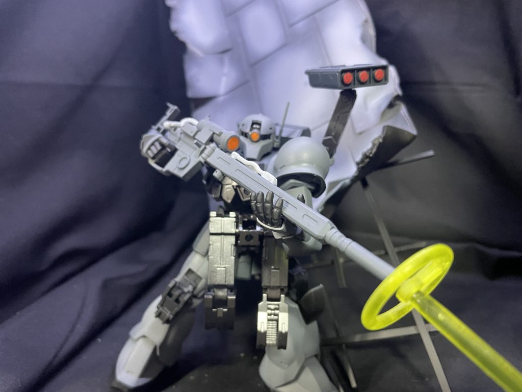 30MMオプションパーツを腰部に使用