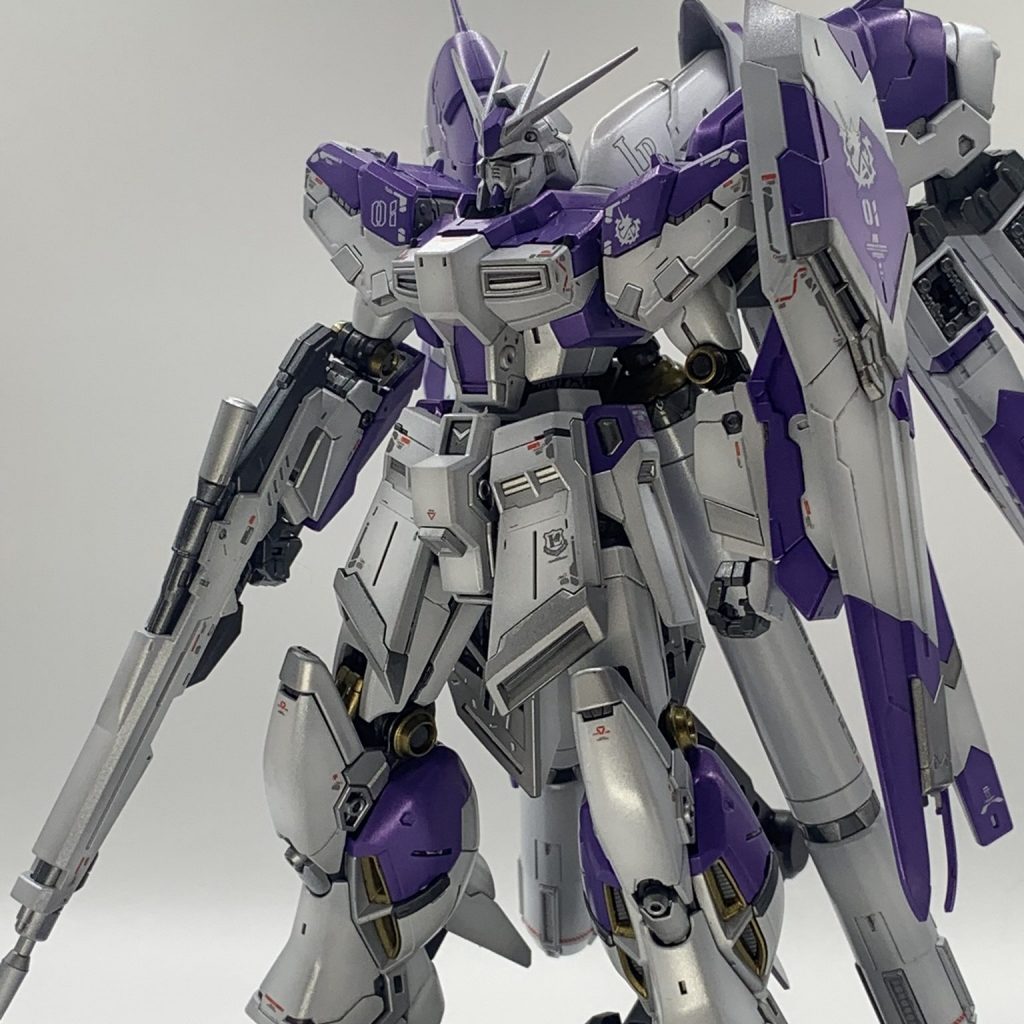 Hi-νガンダムRG 水性パール塗装｜MR.Tさんのガンプラ作品｜GUNSTA（ガンスタ）