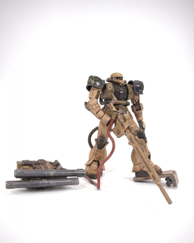 1/144 HGUC ザクⅡ–3枚目/制作者：@FATSOULDT