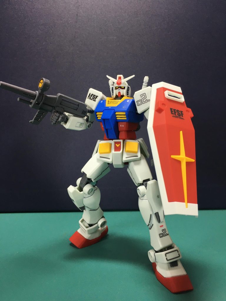 旧ベストメカコレクションの1/144キットの箱絵風。これ以降レトロっぽいの並びます。