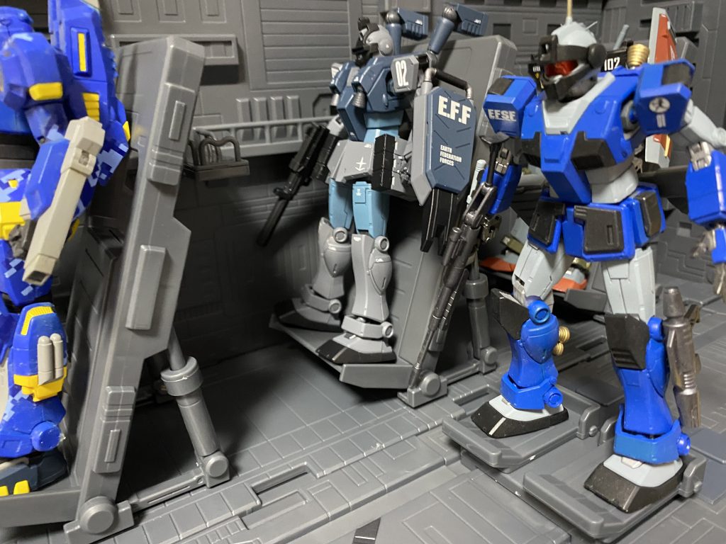 GMスナイパー、オリジナルカラーです。デカールは控えめにしてみました。