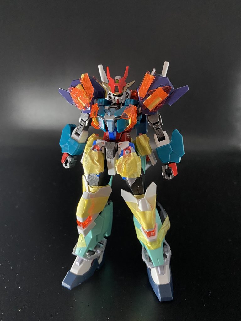 ここから制作過程ということで塗装前になります。接着剤で止める予定のパーツが多かったので、仮組みが大変でした💦