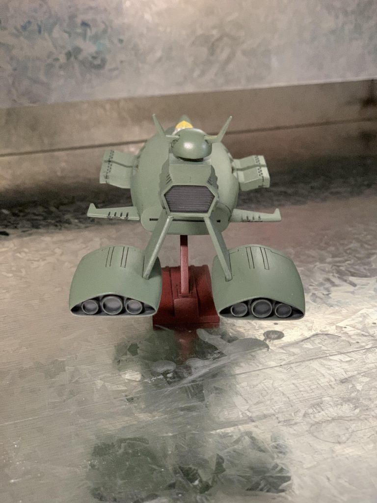 完成背面。墨入れ拭き取りできてない部分を発見。もう仕上げの艶なしクリアー吹いたので、次回気をつけよう。