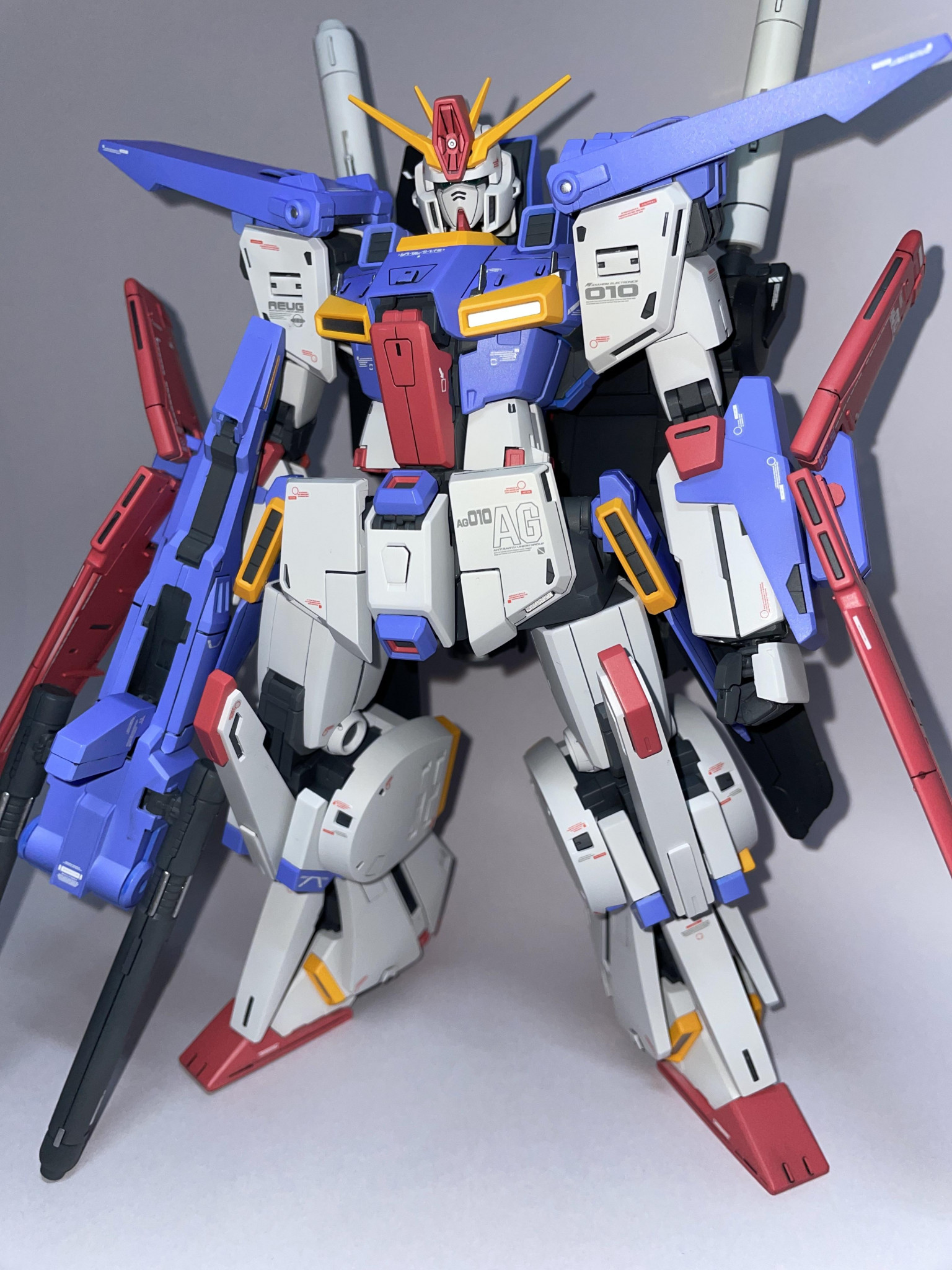 MG ZZガンダム ver.ka 全塗装｜@peso724さんのガンプラ作品｜GUNSTA