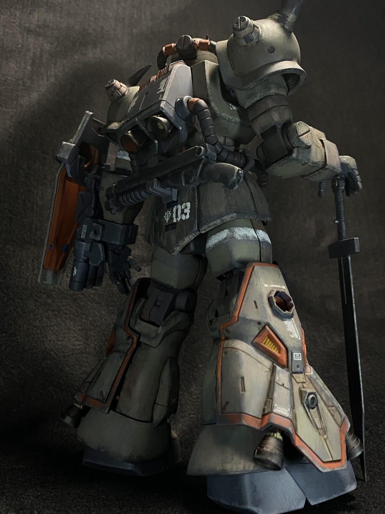 イフリートより流用した下腿部アーマーも違和感なく装着出来てるように思います。