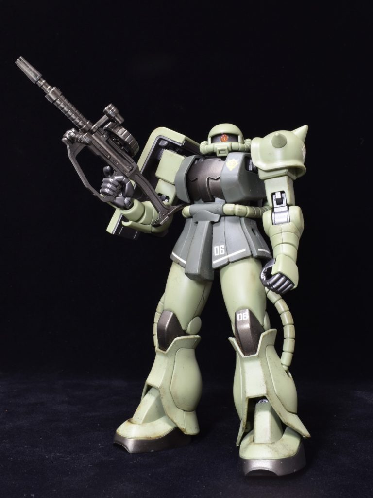 ザクマシンガン構え