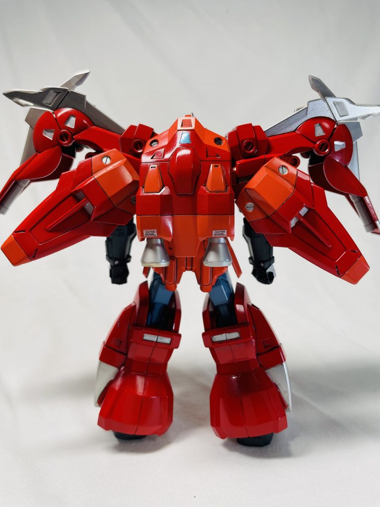 シャアと言うよりエヴァ弐号機みたいになっちゃいました。