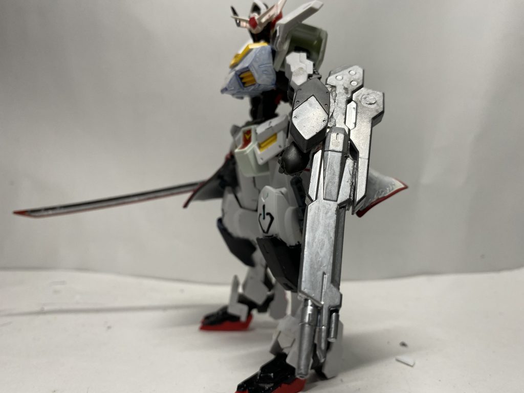 新装備です名前はまだない一応ビームアサルトとガトリングガンに換装可能